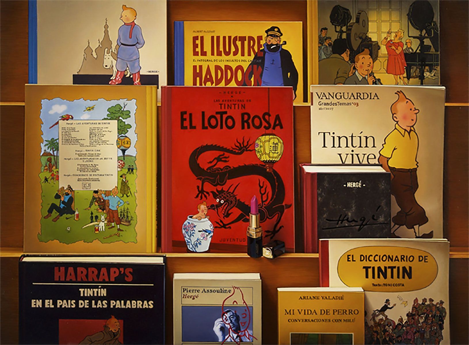 Tintín y el loto rosa