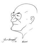 Caricatura realizada por José  Campo